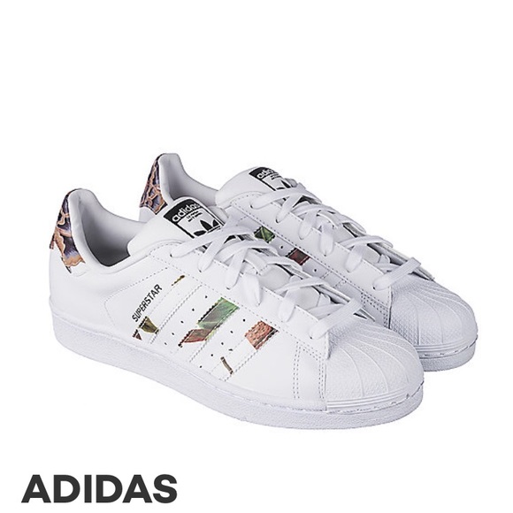 adidas superstar floral shoes